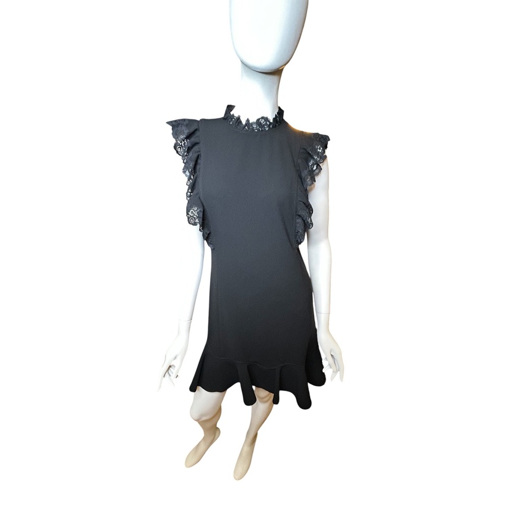 Rebecca Taylor Sleeveless
Ruffle Suit Dress Size 4 Black